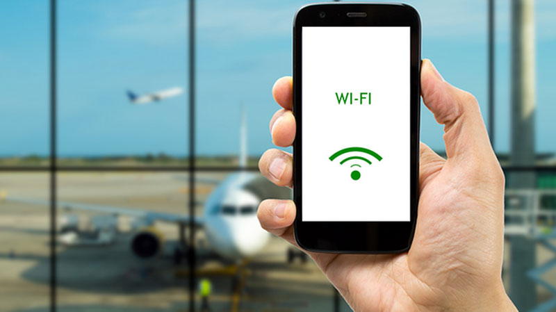 Wifi free ở sân bay Mỹ. không dành cho bạn!!!