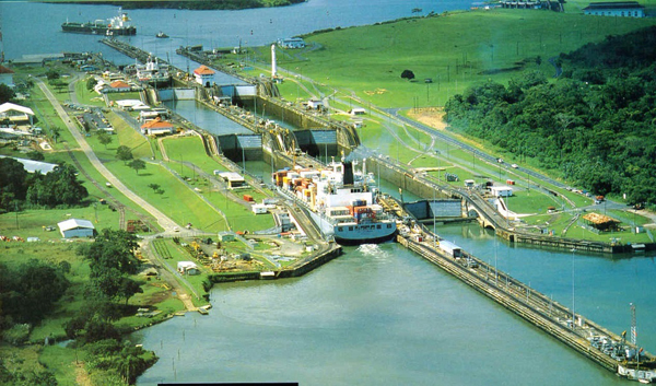 Minh họa cơ chế hoạt động của kênh đào Panama  Minh họa cơ chế hoạt động  của kênh đào Panama Cắt ngang eo đất Panama tại Trung Mỹ nối Đại Tây