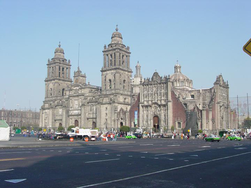 Một góc quảng trường Zocalo. - thành phố Oaxaca - dulichhoanmy.com